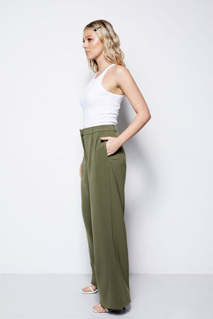 The Palazzo Pant - Olive
